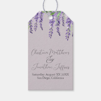 Lila Wisteria Blume auf dem Parco delle camelie Lo Geschenkanhänger