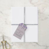 Lila Wisteria Blume auf dem Parco delle camelie Lo Geschenkanhänger (Mit Garn)