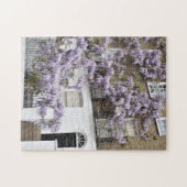 Lila Wisteria Blume Kensington Chelsea London Puzzle (Horizontal)