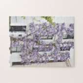 Lila Wisteria Blume Kensington Chelsea London Puzzle (Horizontal)