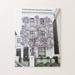Lila Wisteria Blume Kensington Chelsea London Puzzle