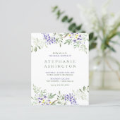 Lila Wisteria Brautparty (Stehend Vorderseite)