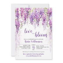 Lila Wisteria Brautparty