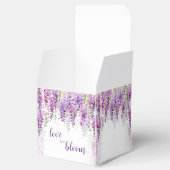 Lila Wisteria Brautparty Geschenkschachtel (Geöffnet)