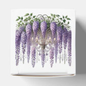 Lila Wisteria Chandelier Wedding Geschenkschachtel (Oben)