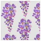 Lila Wisteria Floral Stoff (Nahaufnahme)