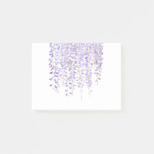 lila Wisteria in Blütenfarbe 2021 Post-it Klebezettel