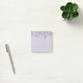 Lila Wisteria Sage Blumengarten Hochzeit Post-it Klebezettel (Büro)