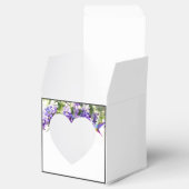 Lila Wisteria Themed Gastgeschenk Hochzeiten Box Geschenkschachtel (Geöffnet)