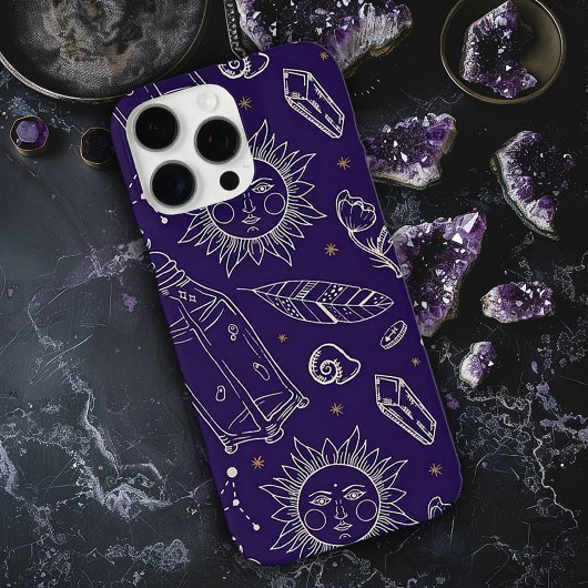 Lila Witchy iPhone 16 Pro Max Fall Case-Mate iPhone Hülle