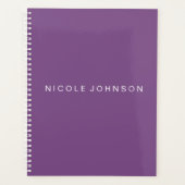 Lila / Wochen/Monatsplaner Planer (Vorderseite)