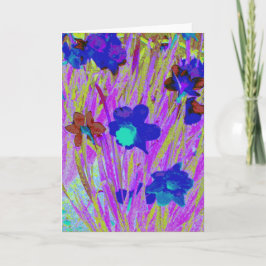 'Lila Wohltaten' Blankokarte Karte