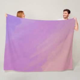 Lila Wolken bei Twilight Fleecedecke