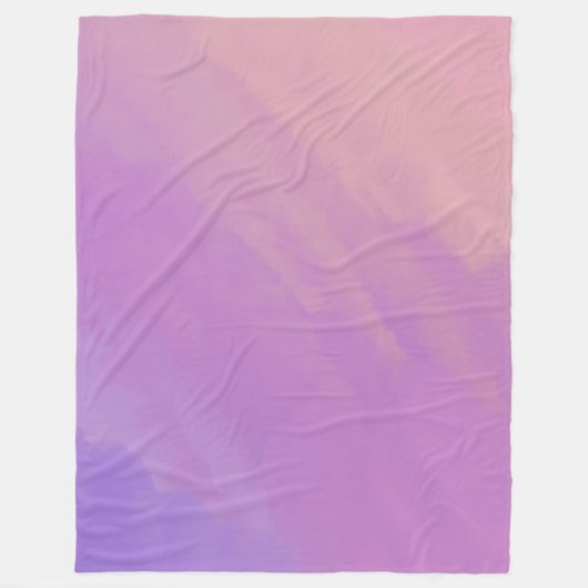 Lila Wolken bei Twilight Fleecedecke (Vorderseite)