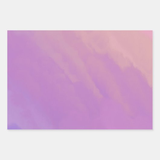 Lila Wolken bei Twilight Geschenkpapier Set (Vorderseite)
