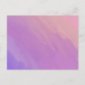 Lila Wolken bei Twilight Postkarte (Vorderseite)