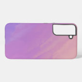 Lila Wolken bei Twilight Samsung Galaxy Hülle (Rückseite (Horizontal))