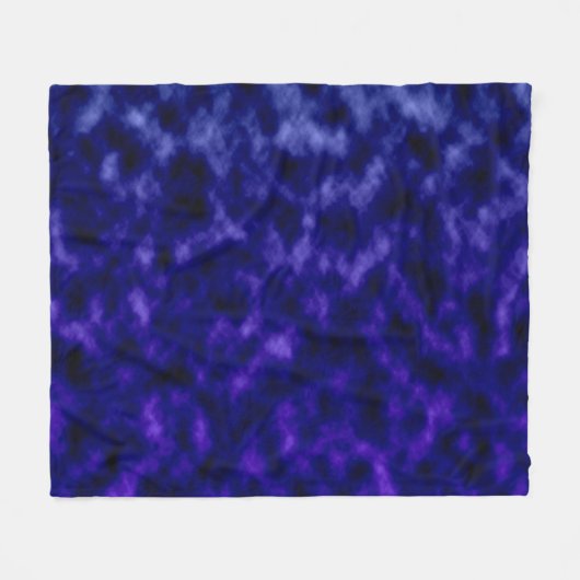 Lila Wolken Fleecedecke (Vorderseite (Horizontal))