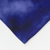 Lila Wolken Fleecedecke (Ecke)