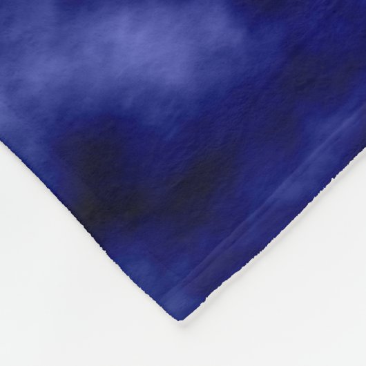 Lila Wolken Fleecedecke (Ecke)