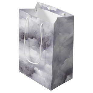 Lila Wolken Geburtstag oder jeder Anlass Mittlere Geschenktüte