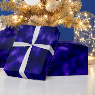 Lila Wolken Geschenkpapier