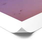 Lila Wolken in Twilight Poster (Ecke)