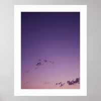 Lila Wolken in Twilight