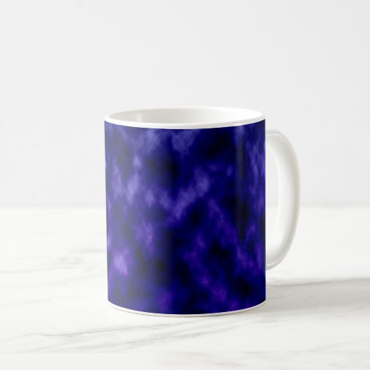 Lila Wolken Kaffeetasse (VorderseiteRechts)
