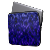 Lila Wolken Laptopschutzhülle (Vorderseite Links)