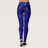 Lila Wolken Leggings (Rückseite)