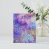 lila Wolken nach Karte (Stehend Vorderseite)