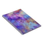 lila Wolken nach Karte Notizblock (Rechte Seite)