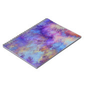 lila Wolken nach Karte Notizblock (Linke Seite)