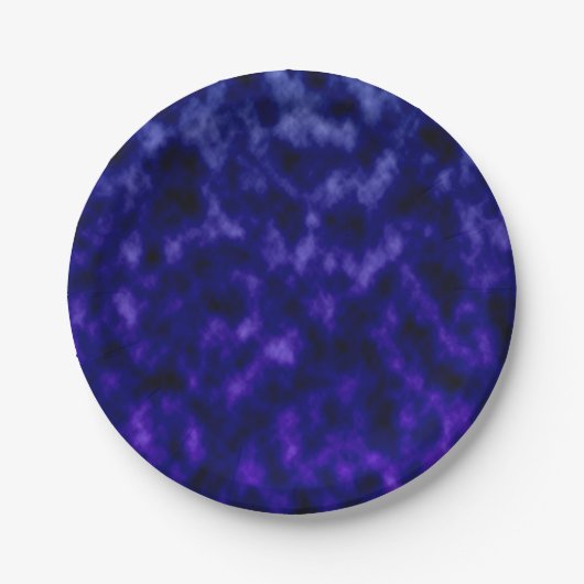 Lila Wolken Pappteller (Vorderseite)