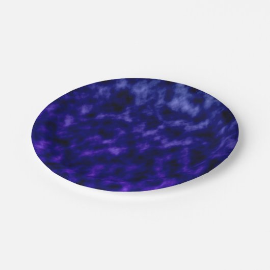 Lila Wolken Pappteller (Schrägansicht)