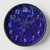 Lila Wolken Uhr (Vorderseite)
