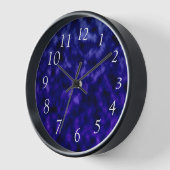 Lila Wolken Uhr (Winkel)