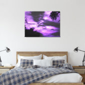Lila Wolkendecke, überzogene Leinwand (Insitu (Schlafzimmer))