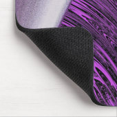 Lila Wolkenkratzer Fraktal Mousepad (Ecke)