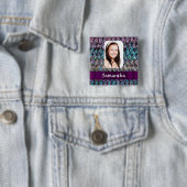Lila Wollvorlage Button (Beispiel)