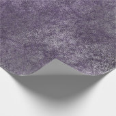 Lila Wrap aus gestörtem Silberpflaumen Geschenkpapier (Ecke)