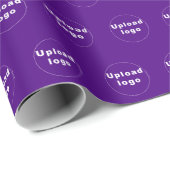 Lila Wrapper-Papier für nahtlose Firmenlogos Geschenkpapier (Rolleneckpunkt)