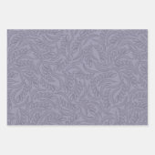 Lila Wrapping Paper Flat Sheet Set 3 Geschenkpapier Set (Vorderseite 3)