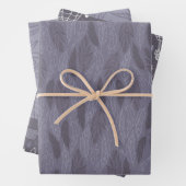 Lila Wrapping Paper Flat Sheet Set 3 Geschenkpapier Set (Beispiel)