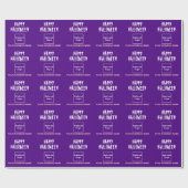 Lila Wrapping-Papier Geschenkpapier (Flach)