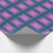 Lila Würfel Geschenkpapier (Ecke)
