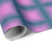 Lila Würfel Geschenkpapier (Rolleneckpunkt)