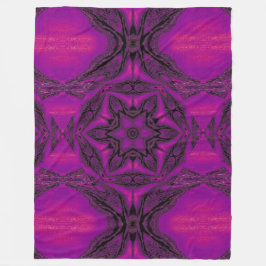 Lila Wüstenong 15 Fleecedecke