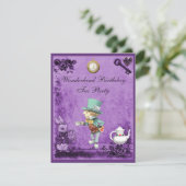 Lila wütendes einladung (Stehend Vorderseite)